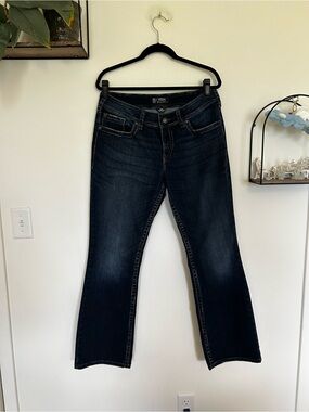 Silver Jeans Co Suki Surplus Bootcut Denim Blue Jeans Size 14